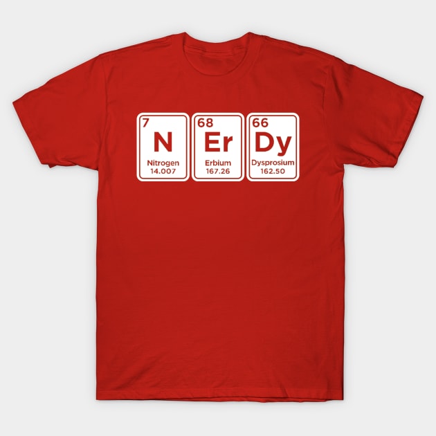 Nerdy Table T-Shirt by lvl27haunter